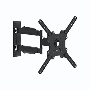 Suporte Articulado de Parede para TV, 26" a 75", Suporta até 38kg, Preto, A02V4N, ELG