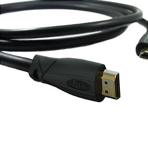 Cabo HDMI 2.0, 4K Ultra HD, 3D Ready, ARC, Ethernet, Alta Velocidade 18Gbps,