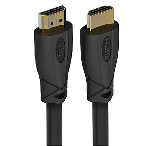 Cabo HDMI 2.1, Ultra HD 8K, 144Hz, 48Gbps, Conectores com Banho de Ouro, 2,5 metros, Preto, HD8K25, ELG