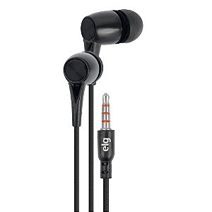 Fone de Ouvido Intra-Auricular, Conector P3 3,5mm, Microfone, Cabo 1,2 metros,