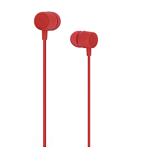 Fone de Ouvido Intra-Auricular, Conector P3 3,5mm, Microfone, Controle de Chamadas, Cabo 1,2 metros,
