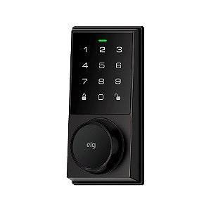 Fechadura Digital Smart Lock, Senha Numérica Touchscreen, IP54, Até 50 Usuários, Preto, SCFD100PR, ELG