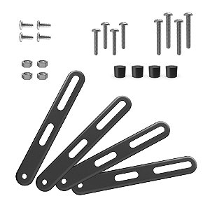 Adaptador VESA ELG ADP2040 200x200 para 400x400mm – TVs de 32” a 55” - Preto