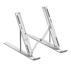 Suporte de Mesa Portátil para Notebook 10" a 17,3", 10 Níveis de Altura, Branco, NTB8520W, ELG