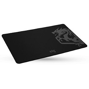 Mousepad Gamer Merak Speed, Tamanho Wide 60x40cm, Borda Costurada, Base Antiderrapante, Preto, MPMW, ELG