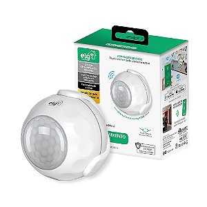 Sensor de Movimento Inteligente, Wi-Fi 2.4GHz, Detecção de Movimentos, Automação Residencial, SHSP500, ELG