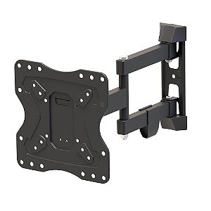Suporte Articulado para TV, 15" a 58", Inclinação, Ajuste de Nível, Suporte Até 30kg, Preto, MOVE200, ELG