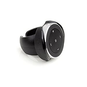 Controle Remoto de Mídia Bluetooth, Para Smartphones, Mídia e Câmera, Alcance 10m, Preto, BRC10, ELG
