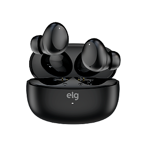 Fone de Ouvido TWS AURA GO, Bluetooth 5.4, Toque Inteligente, 20h de Áudio, USB-C, Branco, TWS-ARGO, ELG