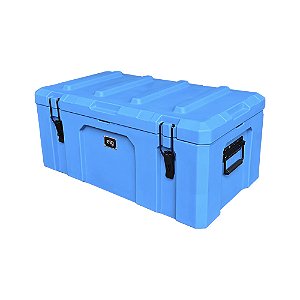 Caixa de Ferramentas Rotomoldada 50 Litros ELG, Alta Resistência, Travas de Aço, Azul - HB50BL