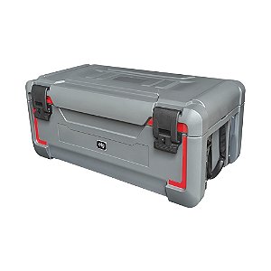 Caixa de Ferramentas Rotomoldada 90 Litros ELG, Alta Resistência, Travas Reforçadas, Cinza - HBP90GR