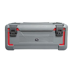 Caixa de Ferramentas Rotomoldada Premium 90L ELG HBP90GR, Fitas Refletivas, Compatível com Cadeado, Vedação em Silicone, Cinza