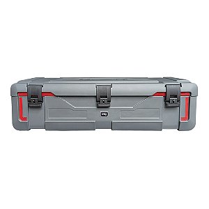 Caixa de Ferramentas Rotomoldada 110 Litros ELG, Alta Resistência, Travas de Aço, Cinza - HBP110GR