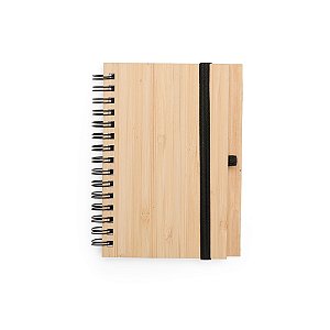 Caderno Ecológico com Caneta Bambu