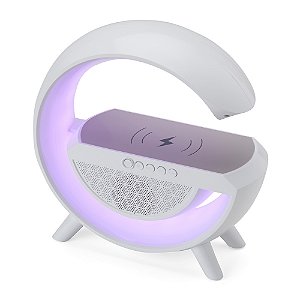 Caixa de Som com Carregador Indução - Branco