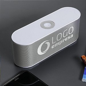 Caixa de Som Multimídia - Prata