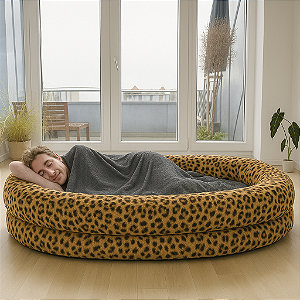 PUFF NINHO GG - ESTAMPADO - PARA AREA DE DESCANSO