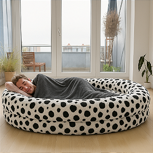 PUFF NINHO XGG ESTAMPADO GIGANTE PARA AREA DE DESCANSO CAMA PORTÁTIL SOFÁ