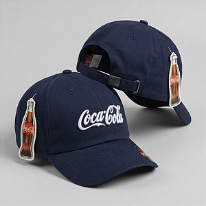 Coca Cola Frontal Azul e Branco