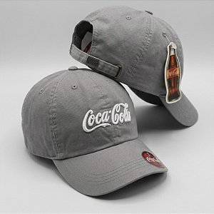Coca Cola Frontal Cinza e Branco