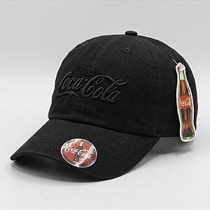 Coca Cola Frontal Preto e Preto