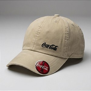 Coca Cola Lateral Bege e Preto