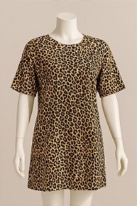 Vestido animal print