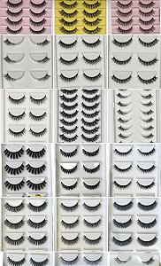 Cartela de cílios postiços com 5 pares