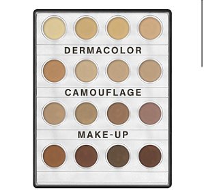 Mini Paleta Kryolan 16 cores 12g cor 01