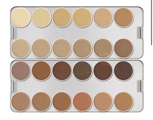 Paleta 24 cores Kryolan modelo K