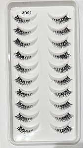 Cílios 10 pares 3D04