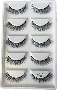 Cílios 5 pares 3D X15