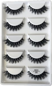 Cílios 3D X08 5 pares