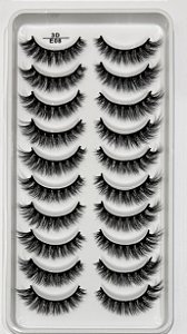 Cílios E08 10 pares