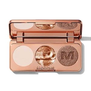 Trio de sombras DAZZLING METALLICS EYESHADOW TRIO Morphe cor: Champagne On Tap