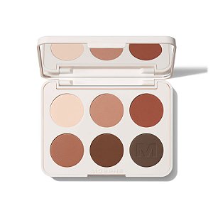 PALETA MORPHE CHROMAPLUS 6-PAN EYESHADOW PALETTE COR TAILORED NUDES