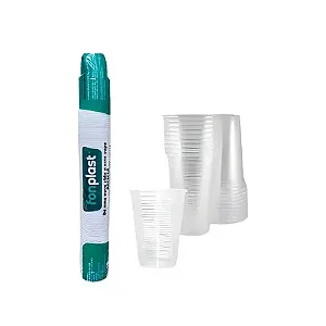 Copo Descartável Transparente 180ml 100 Unidades