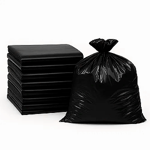 Saco de Lixo Preto Reforçado 60L 5Kg