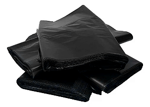 Saco de Lixo Preto PIA / BANHEIRO 35cm x 45cm 50 Unidades