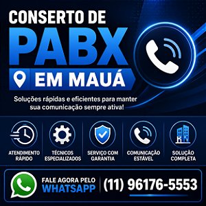 Conserto de PABX em Mauá (11) 2011-4286