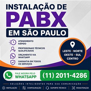 Instalação de PABX é na Confiança Telecom