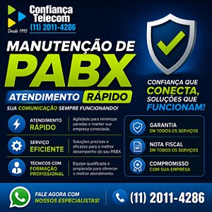 Manutenção de PABX em São Paulo