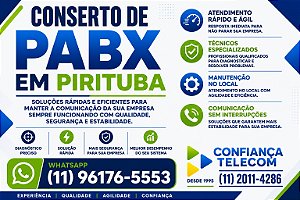 Conserto de PABX em Pirituba (11) 2011-4286