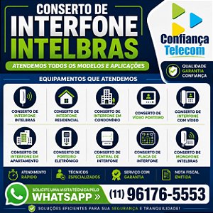 Conserto de Interfone Intelbras