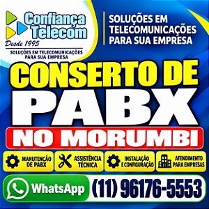 Conserto de PABX no Morumbi (11) 2011-4286