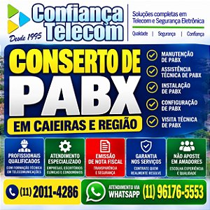 Conserto de PABX em Caieiras (11) 2011-4286