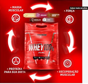 Integralmedica Whey 100% Refil 900 g - Proteína de Alta Qualidade