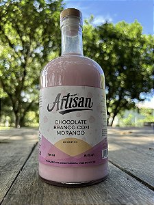 Artisan Licor Fino de Chocolate Branco com Morango 750ml