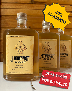 Kit 03 Licores Nature Bee Liquor 750ml