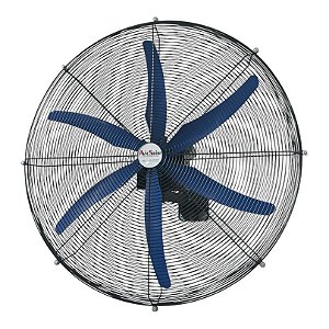 VENTILADOR INDUSTRIAL GG36' (1M) PRETO 6 PÁS AZUL MOTOR MERCOSUL 0.5CV TRIFASICO NR13